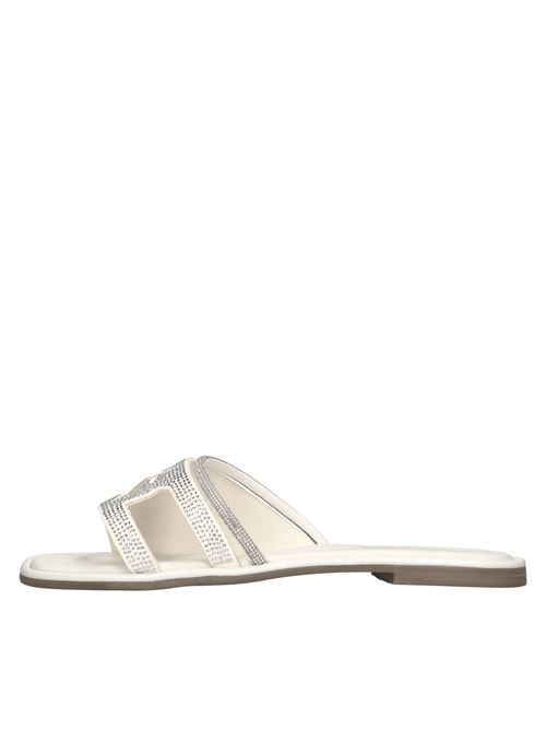 Mules in camoscio e strass PATRIZIA PEPE | PPJ284BIANCO